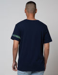 Cole Short Sleeve T-Shirt Print Stripe Chest & Sleeve