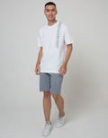Cole Short Sleeve T-Shirt Print Stripe Chest & Sleeve