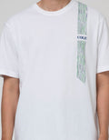 Cole Short Sleeve T-Shirt Print Stripe Chest & Sleeve