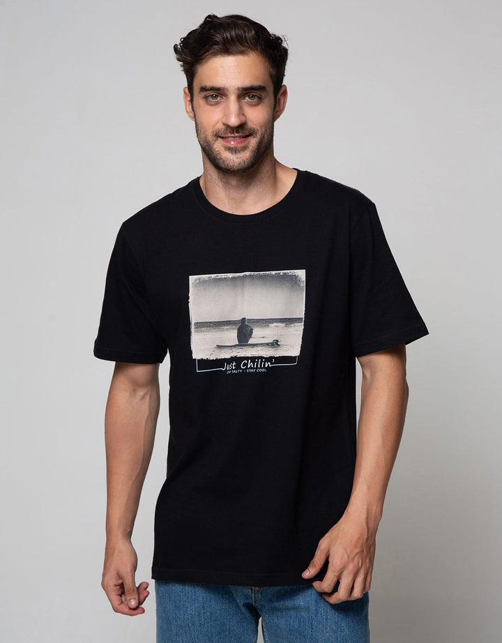 Nevada Short Sleeve T-Shirt Print Just Chilin'