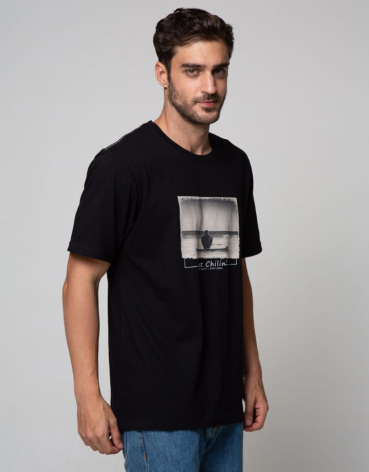 Nevada Short Sleeve T-Shirt Print Just Chilin'