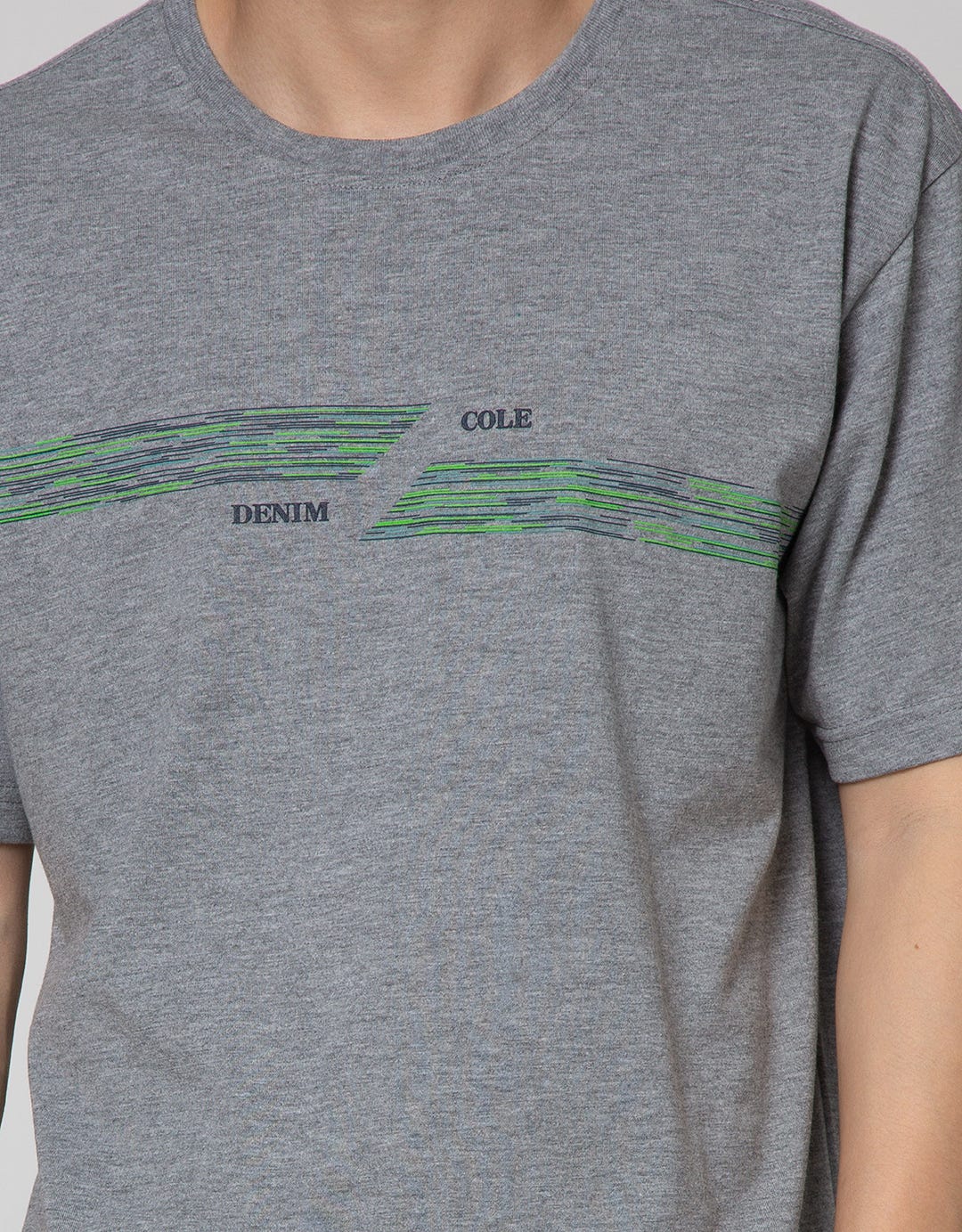 Cole Short Sleeve T-Shirt Print Stripe Right Left