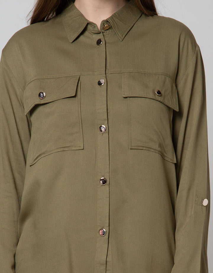 Connexion Long Shirt Full Button