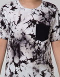 Nevada Short Sleeve T-Shirt Rotary Tye Dyed W Pocket