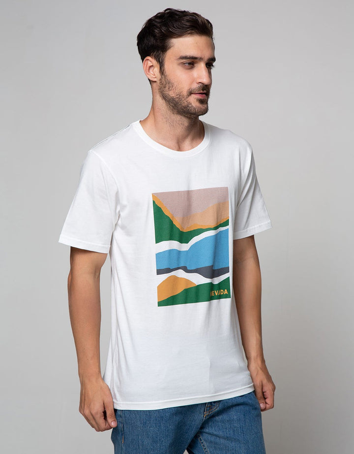 Nevada Short Sleeve T-Shirt Print Abstrak