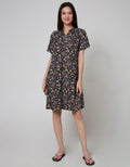 St. Yves Short Sleeve Midi Dress Cute Mone