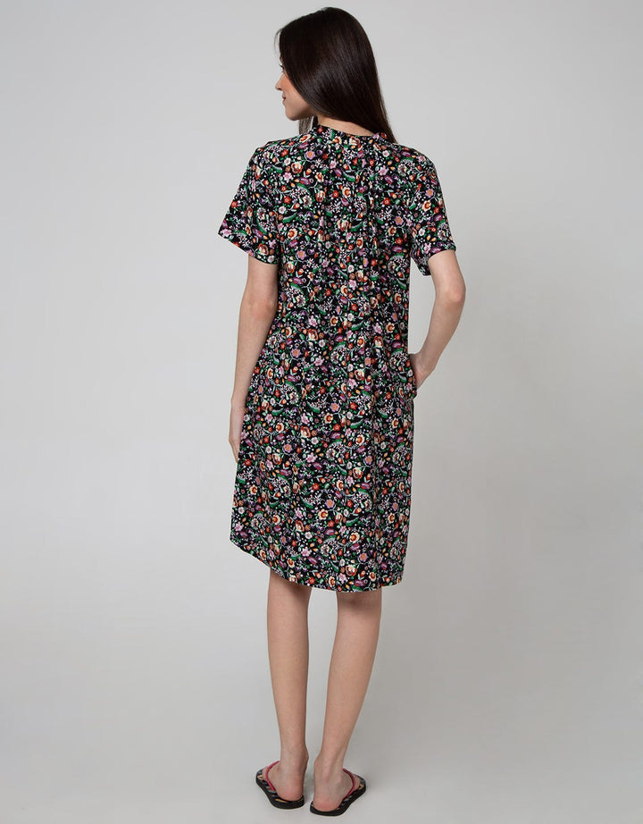 St. Yves Short Sleeve Midi Dress Cute Mone