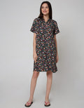 St. Yves Short Sleeve Midi Dress Cute Mone