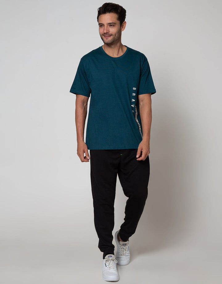 Cole Short Sleeve T-Shirt Print Brave Vertical Bottom