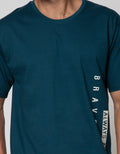 Cole Short Sleeve T-Shirt Print Brave Vertical Bottom