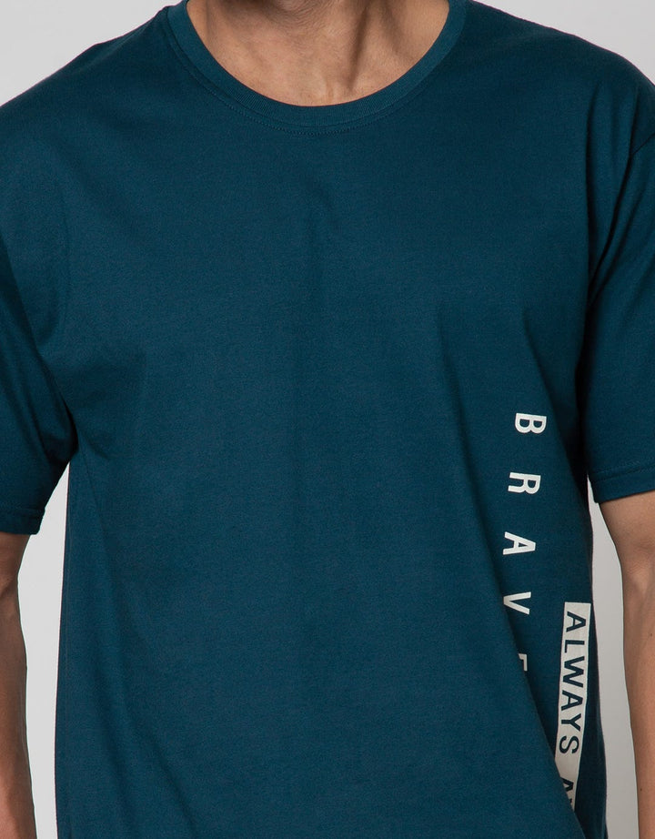 Cole Short Sleeve T-Shirt Print Brave Vertical Bottom