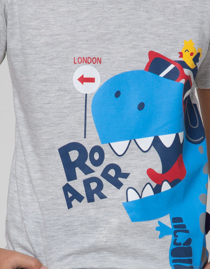 Little M Short Sleeve T-Shirt Dino Cucuk Gigi Laken