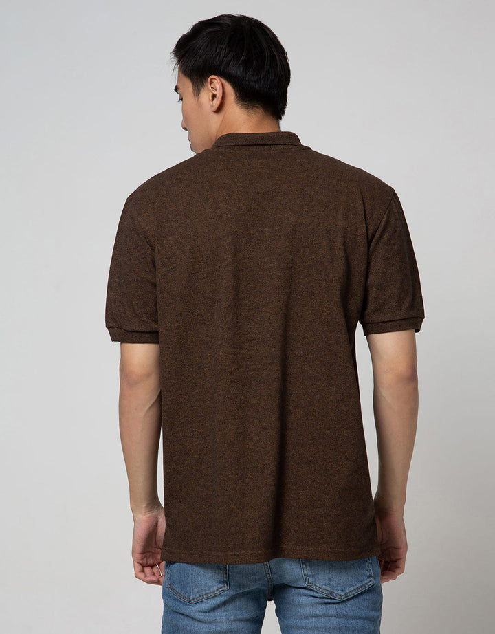 Cole Short Sleeve Polo Shirt Solid Siro