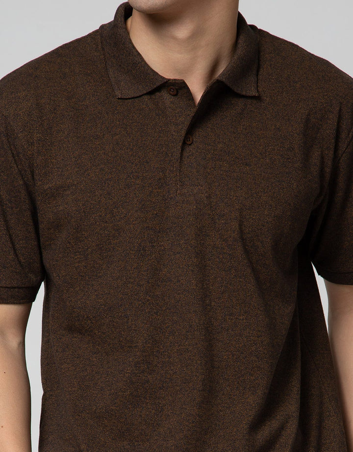 Cole Short Sleeve Polo Shirt Solid Siro