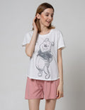 Disney Pooh Short Sleeve Pyjama Shorts