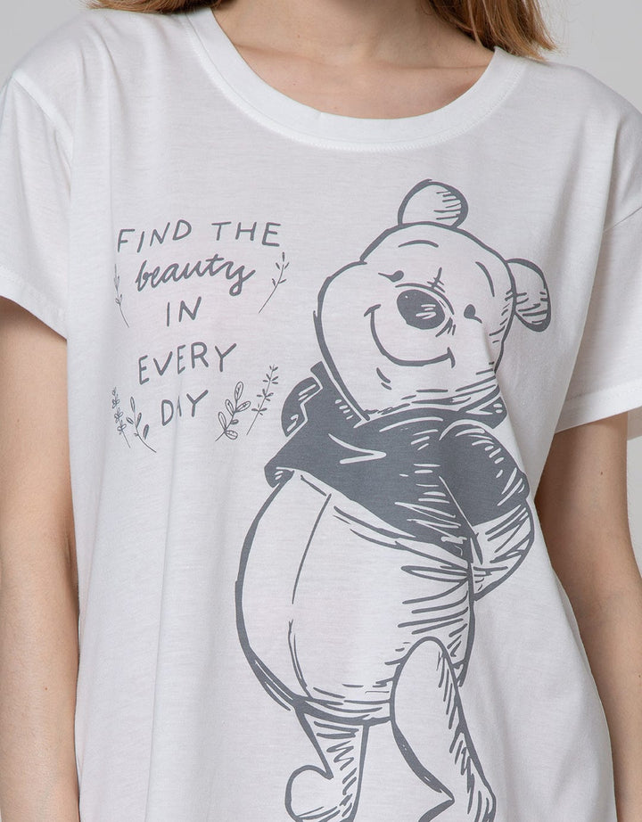 Disney Pooh Short Sleeve Pyjama Shorts