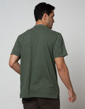 Cole Short Sleeve Polo Shirt Henley Pique