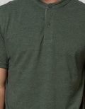 Cole Short Sleeve Polo Shirt Henley Pique