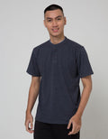 Cole Short Sleeve Polo Shirt Henley Pique