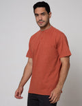Cole Short Sleeve Polo Shirt Henley Pique
