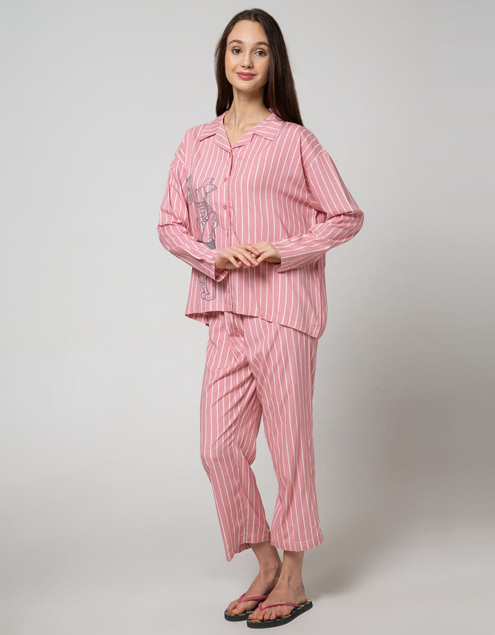 Disney Pooh Stripe Long Sleeve Pajama Pants