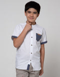 Nevada Short Sleeve Shirt Solid Dobby Spyder Koko