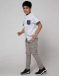 Nevada Short Sleeve Shirt Solid Dobby Spyder Koko