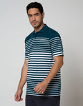 Cole Short Sleeve Polo Shirt Eng Stripe