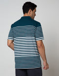 Cole Short Sleeve Polo Shirt Eng Stripe