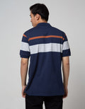 Cole Short Sleeve Polo Shirt Stripe Eng Chest