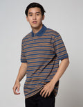 Cole Short Sleeve Polo Shirt Stripe Engineering