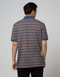 Cole Short Sleeve Polo Shirt Stripe Engineering