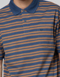 Cole Short Sleeve Polo Shirt Stripe Engineering