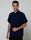 Cole Short Sleeve Shirt Reguler Denim Indigo