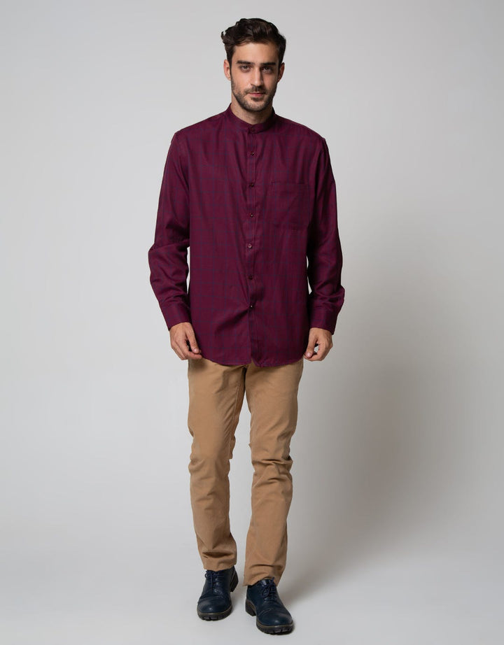 Cole Long Sleeve Shirt Checks Regular 