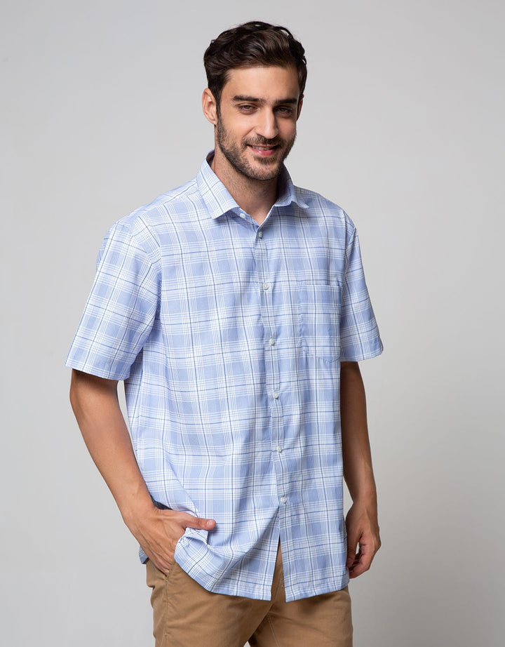 Cole Short Sleeve Shirt Checks Regular