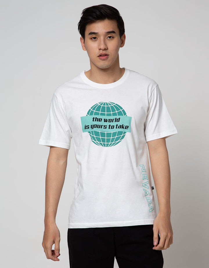 Nevada Short Sleeve T-Shirt Print The World