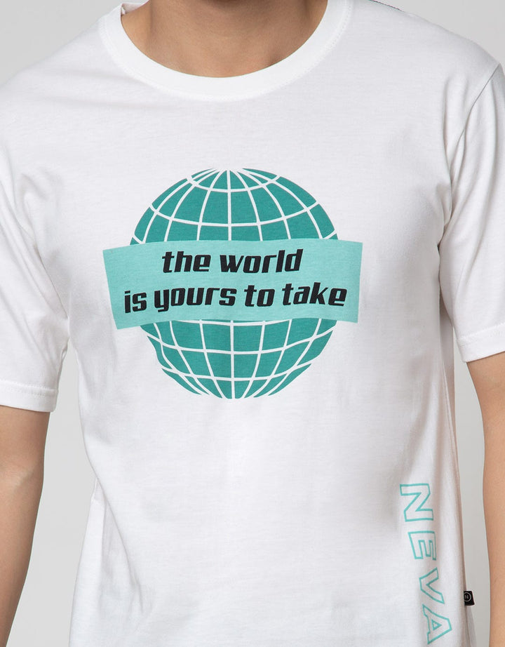 Nevada Short Sleeve T-Shirt Print The World