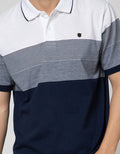 Nevada Short Sleeve Polo Shirt Jersey Stripe