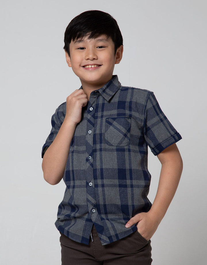 Nevada Short Sleeve Shirt Linen Checks