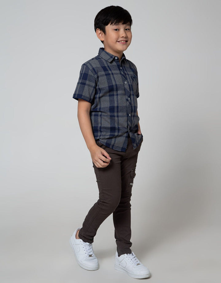 Nevada Short Sleeve Shirt Linen Checks