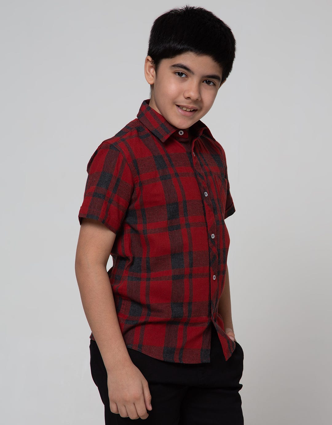 Nevada Short Sleeve Shirt Linen Checks