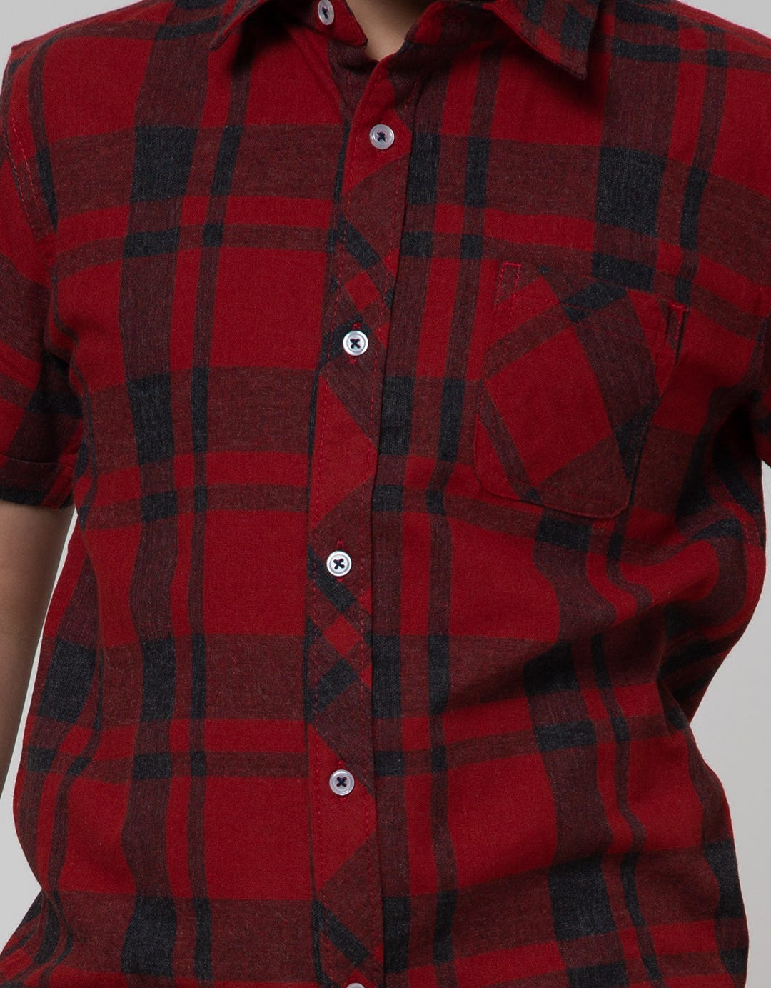 Nevada Short Sleeve Shirt Linen Checks