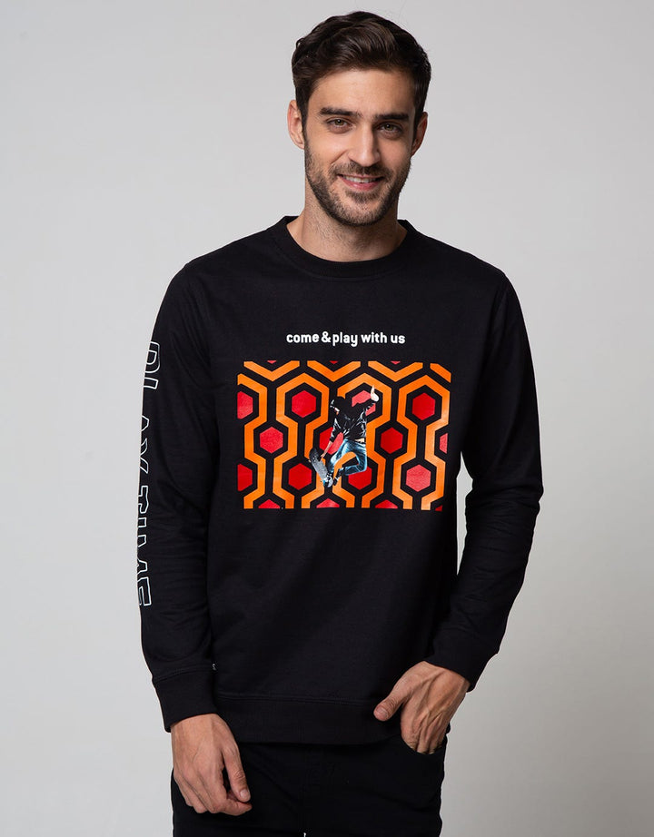 American Jeans Sweatshirt Print Come N Play With Us