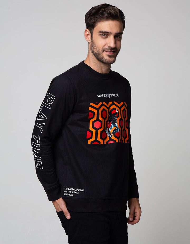 American Jeans Sweatshirt Print Come N Play With Us