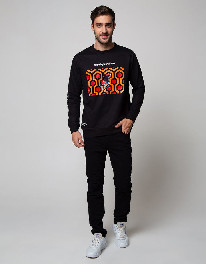 American Jeans Sweatshirt Print Come N Play With Us