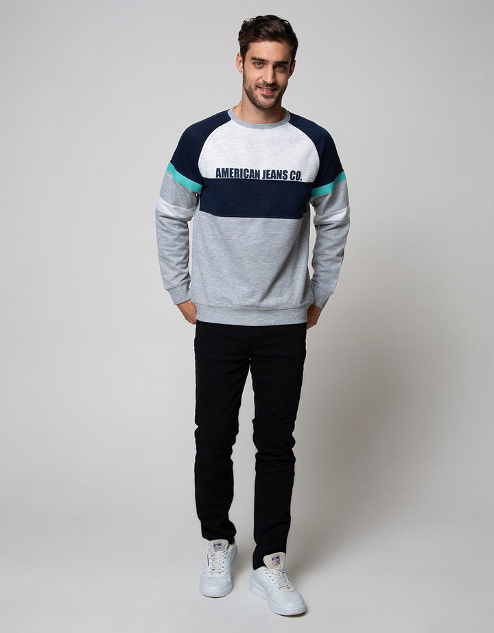 American Jeans Sweatshirt Color Block