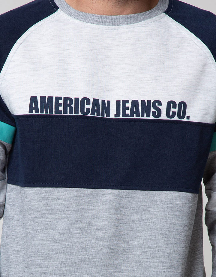American Jeans Sweatshirt Color Block