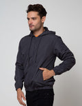 Cole Jacket Micro Hoodie Jersey Lining Solid