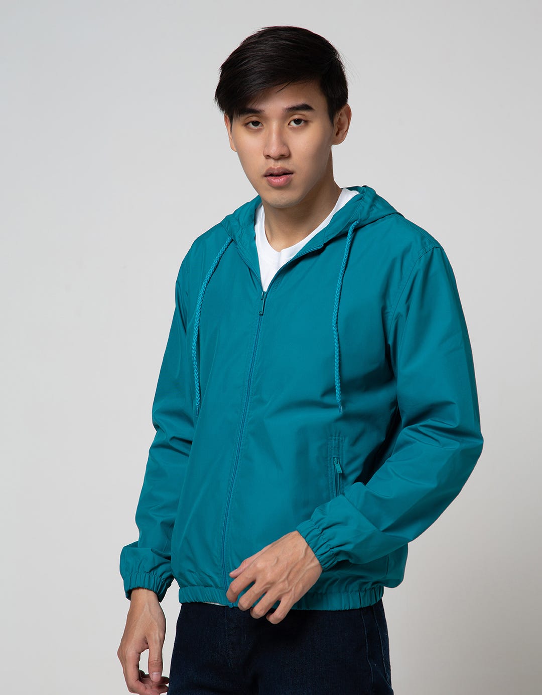 Cole Jacket Micro Hoodie Jersey Lining Solid